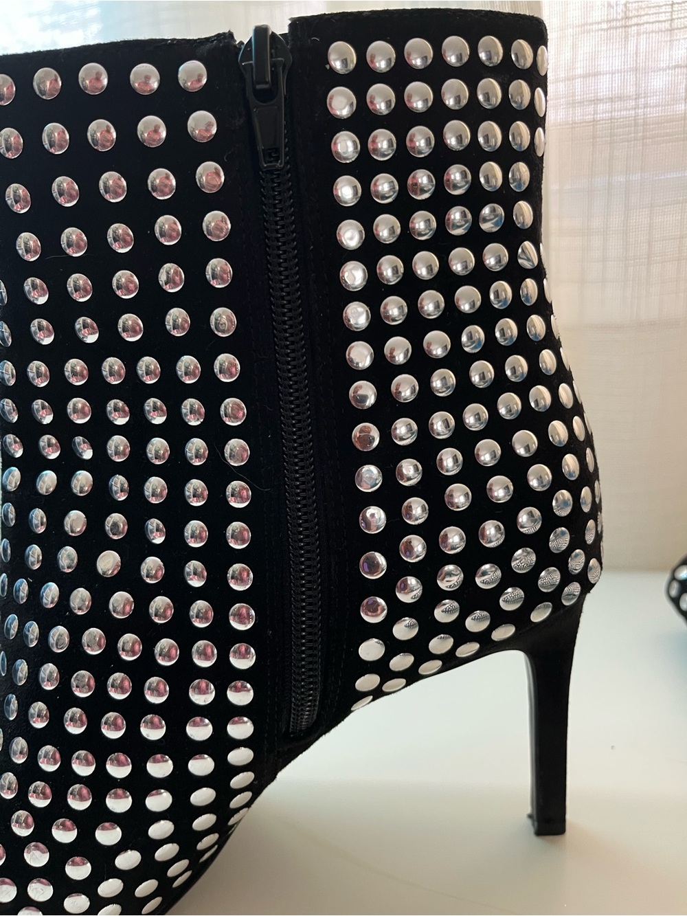 INC Studded Black Ankle Boots - Women - Picture 5 of 9